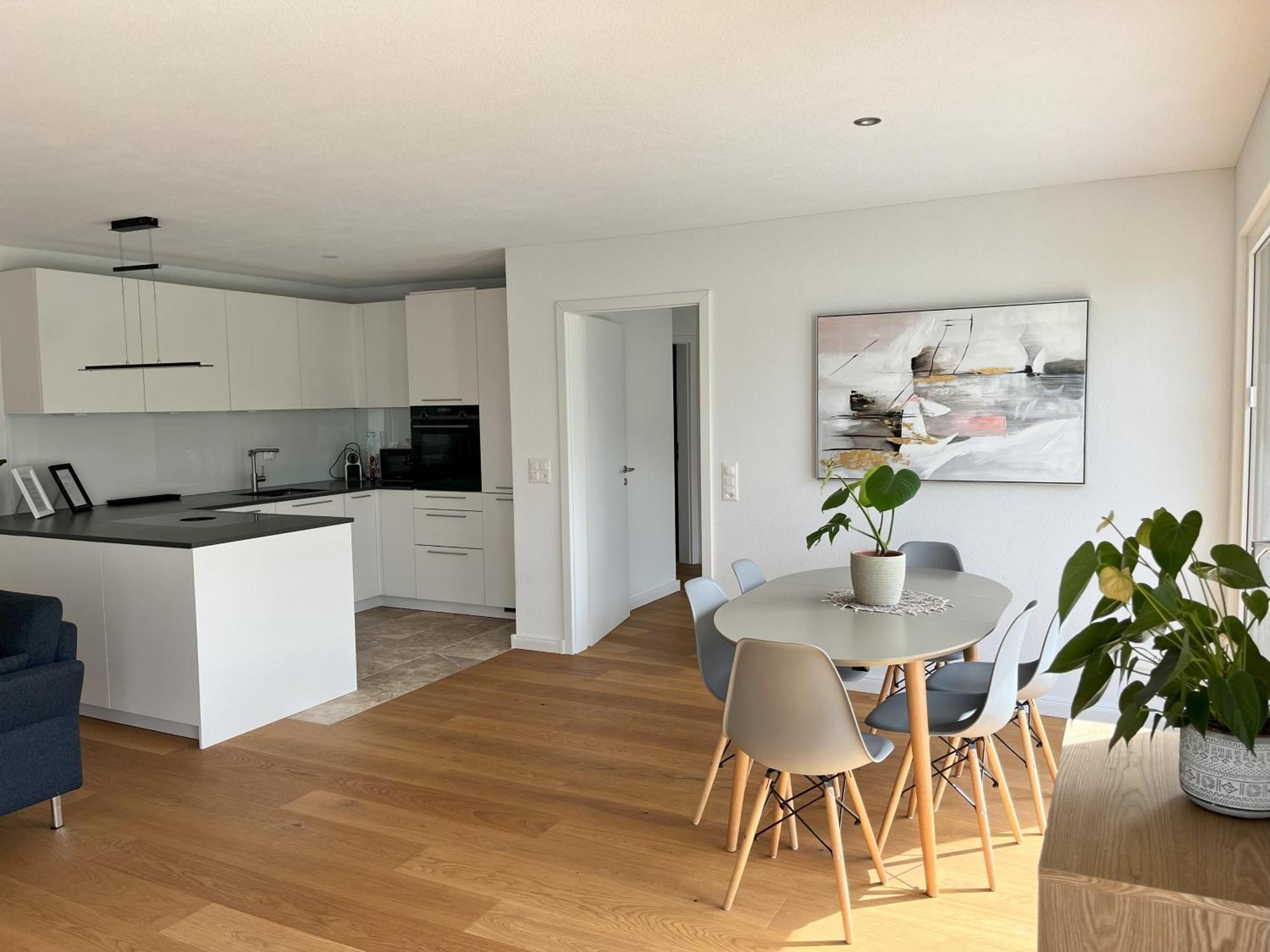 Gartenwohnung Im Modernen Stil Unterkulm Bagian luar foto