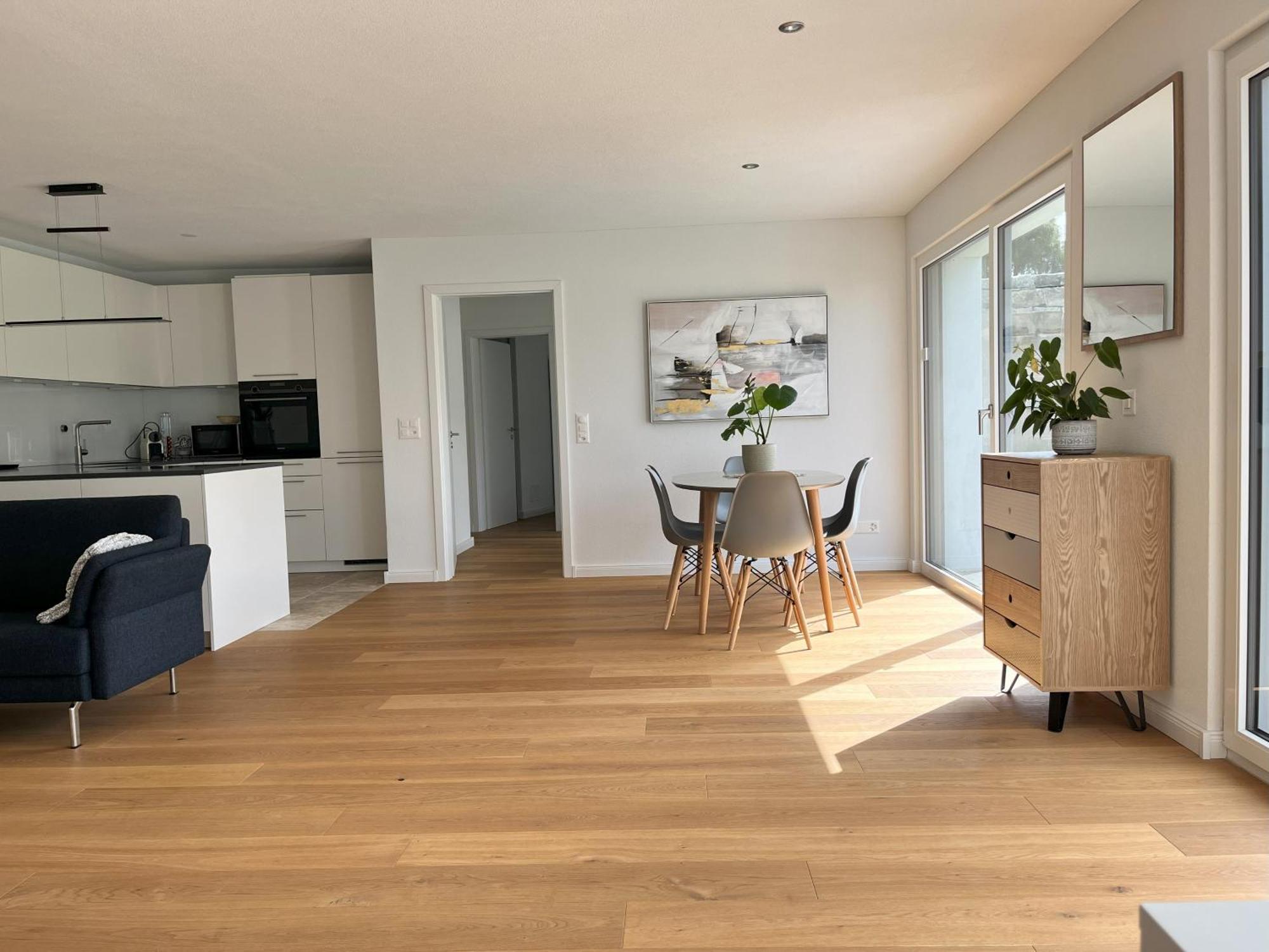 Gartenwohnung Im Modernen Stil Unterkulm Bagian luar foto
